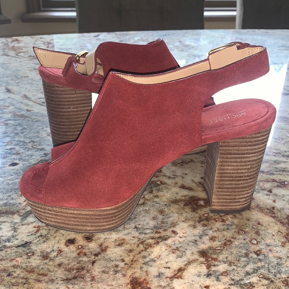Dark Red Michael Kors Heels